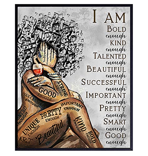 Black African American Art Positive Affirmations Positive Quotes