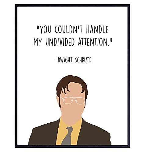 Dwight Schrute Quotes Sayings For Wall Decor The Office Merchandise