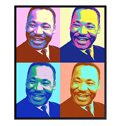 Martin Luther King Wall Art African American Home Decor MLK Room