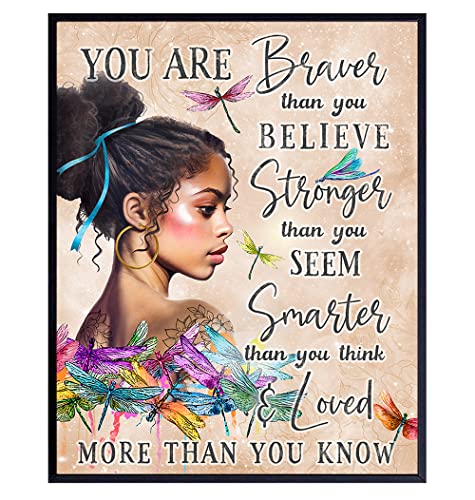 African Americans Inspirational Wall Art - Black Girl Magic ...