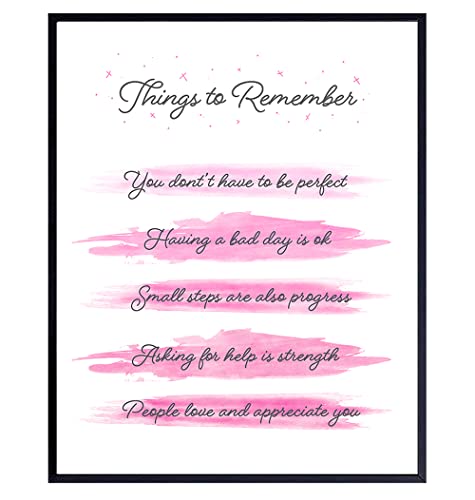 Inspiration Wall Art - Motivation Positive Affirmations Quotes Wall Art ...