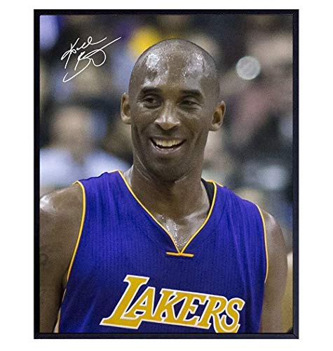 Kobe Bryant Los Angeles Lakers Poster Reprint - Basketball Wall Art ...