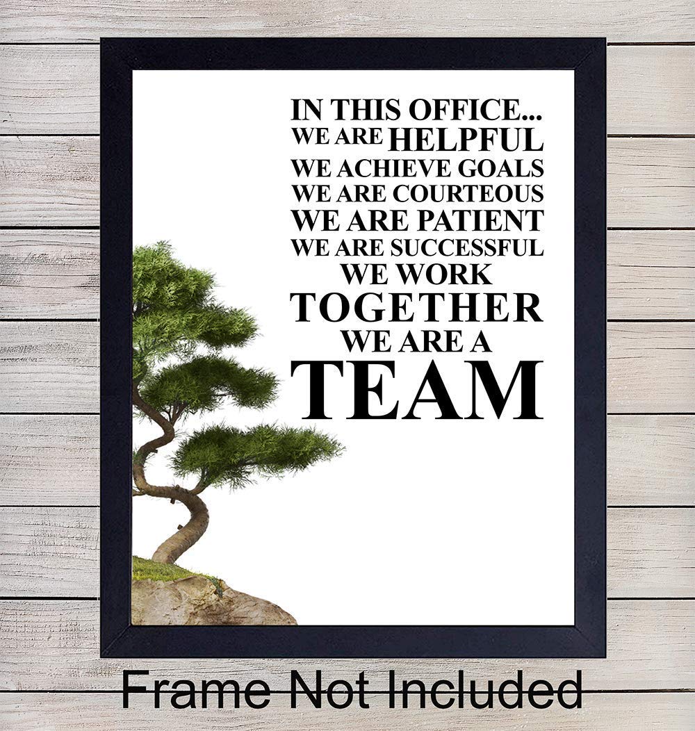 Teamwork Quote Wall Art - Yellowbird Art & Design