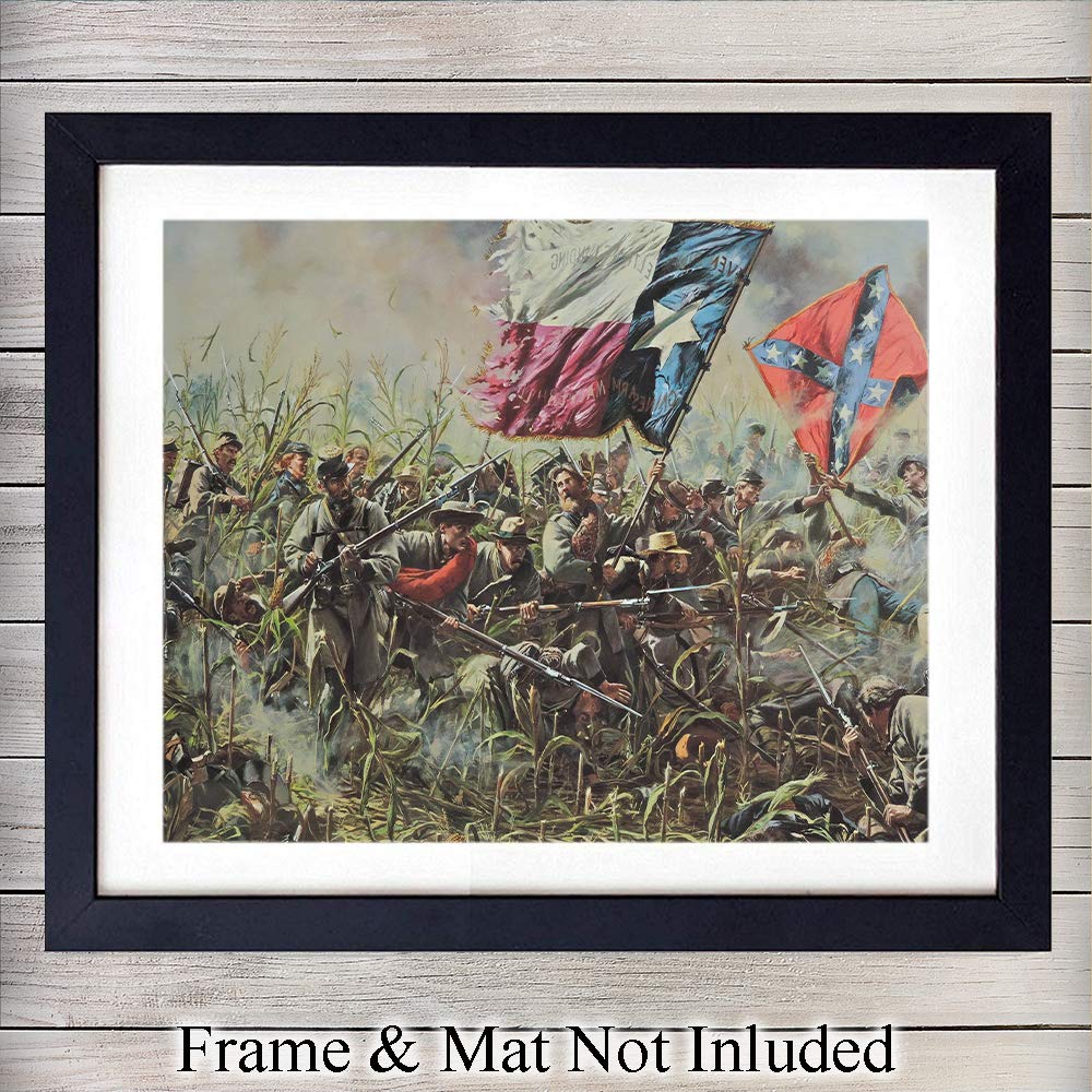 Texas Civil War Wall Art Print | Yellowbird Art and Design