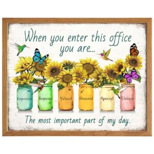 Inspirational Posters For Office 11x14 FRAMED - Inspirational Quotes Workplace Wall Decor - positive affirmation Home Office Decor - Teamwork Posters - Entrepreneur Gifts - Motivation Poster Print - B0DZ2MYB3V