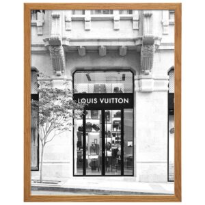 Glam Wall Art For Women 11x14 FRAMED - Luxury Wall Art - Fashion Decor for Womens Home Decor - Design Artwork for Living Room, Bedroom - Gift for Fashionista Woman - Haute couture Picture Print - B0DZD3WSL7