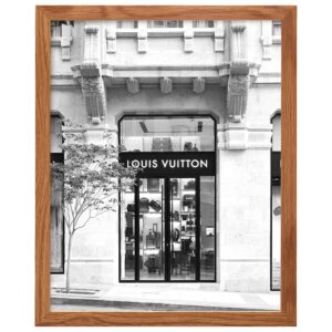 FRAMED Photo of Designer Store Glam Wall Decor ? Unique Designer Home Art Poster for Apartment Living room Bedroom ? Chic Gift for Women Woman Wife Her Haute couture Fashion Fans 8x10 Print Wall Art - B0DZ72TV74